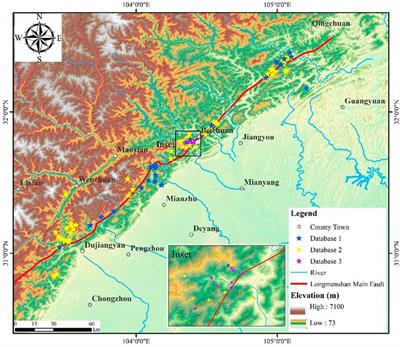 An empirical model for the travel distance prediction of deflection-type rock avalanches in the wenchuan earthquake area